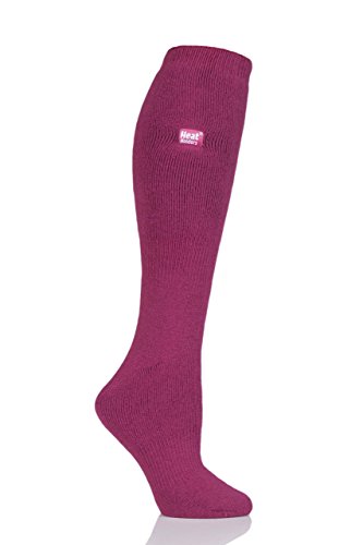 Heat Holders Damen 1 Paar 1.6 TOG Lite Kniestrümpfe Himbeere 4-8 von Heat Holders