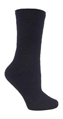 HEAT HOLDERS - Damen 2.7 Tog Thermo Winter Warm Wollsocken (37/40, Black (S.Wool)) von HEAT HOLDERS