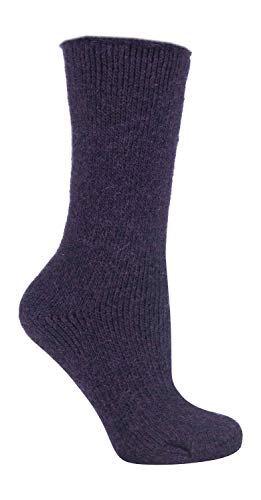 HEAT HOLDERS - Damen 2.7 Tog Thermo Winter Warm Wollsocken (37/40, Purple (S.Wool)) von HEAT HOLDERS