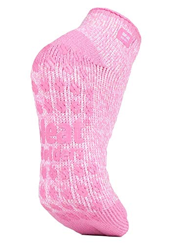 HEAT HOLDERS - Damen Kurz Unsichtbar Abs Thermo Sneaker Socken 37-42 eur (Light Pink Cream) von HEAT HOLDERS