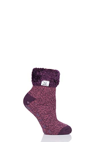 HEAT HOLDERS Damen Lounge Feder Manschette umdrehen Socken Packung mit 1 Koralle 37-42 von HEAT HOLDERS