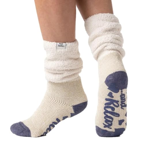 HEAT HOLDERS Damen Lounge Gemütlich Lümmel Socken Packung mit 1 Mauve 37-42 von HEAT HOLDERS