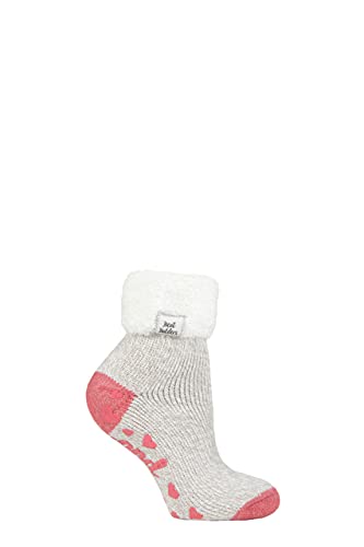 HEAT HOLDERS Damen Lounge Schoppersocken mit Federband-Umschlagbündchen Packung mit 1 Hellgrauer Twist 37-42 HEAT HOLDERS Damen Lounge Schoppersocken mit Federband-Umschlagbündchen Packung mit 1 Hellgrauer Twist 37-42 von HEAT HOLDERS