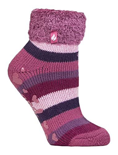 HEAT HOLDERS Damen Lounge Schoppersocken mit Federband-Umschlagbündchen Packung mit 1 Rosa 37-42 von HEAT HOLDERS
