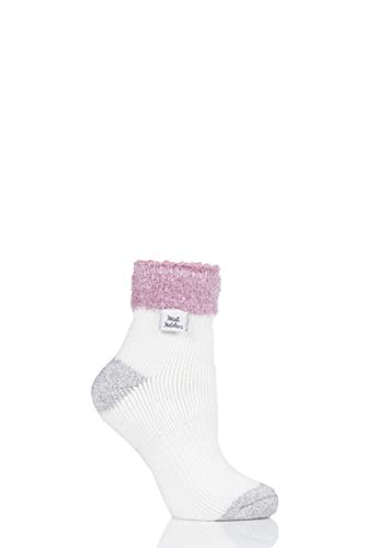 HEAT HOLDERS Damen Schlafen Feder Oben Socken Packung mit 1 Sahne 37-42 von HEAT HOLDERS