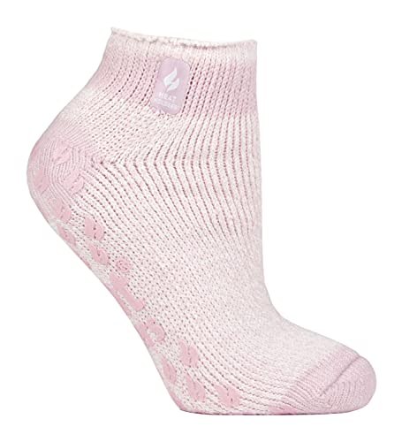 HEAT HOLDERS Damen Socken Kurz Warm Quarter Füßlinge Socken | Kurz Thermosocken Sneaker mit ABS (37-42, Staubrosa (Pisa)) von HEAT HOLDERS