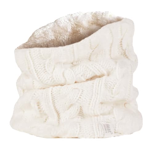 HEAT HOLDERS - Damen Winter Schal Nackenwärmer Halswärmer mit Innen Fleece (Einheitsgröße, Creme) von HEAT HOLDERS