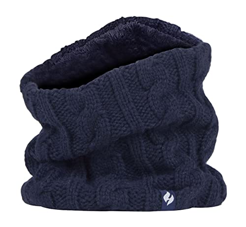 HEAT HOLDERS - Damen Winter Schal Nackenwärmer Halswärmer mit Innen Fleece (Einheitsgröße, Marine) von HEAT HOLDERS