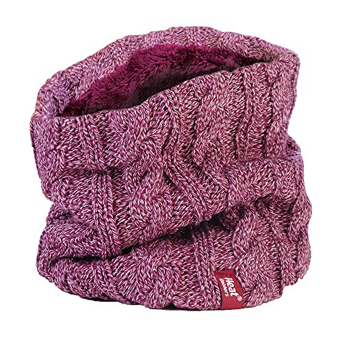 HEAT HOLDERS - Damen Winter Schal Nackenwärmer Halswärmer mit Innen Fleece (Einheitsgröße, Rose) von HEAT HOLDERS
