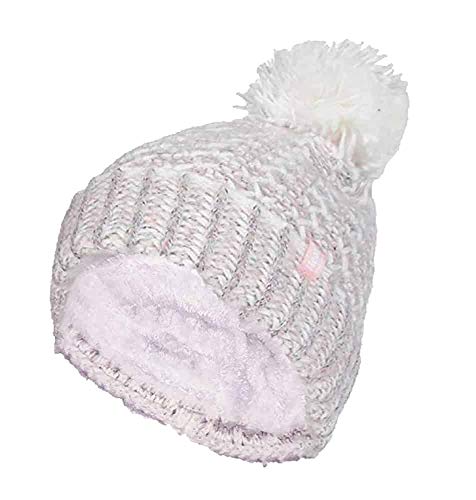 HEAT HOLDERS - Damen Winter Warm Strick Beanie/Mütze mit Bommel und Fleecefutter (One Size, Coral (Lund)) von HEAT HOLDERS