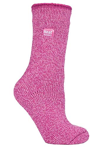 HEAT HOLDERS - Damen Winter Warm Thermo Merino Wollsocken (37/42, Pink (Merino)) von HEAT HOLDERS