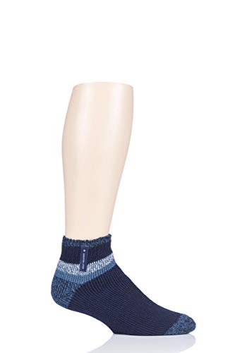 HEAT HOLDERS Herren Aubin Schlafen Socken Packung mit 1 Marine Streifen 39-45 von HEAT HOLDERS