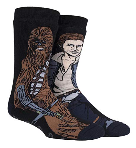 HEAT HOLDERS - Herren Thermo Winter Star Wars Socken mit Antirutsch ABS Sohle (39/45, Han Solo/Chewbacca) von HEAT HOLDERS