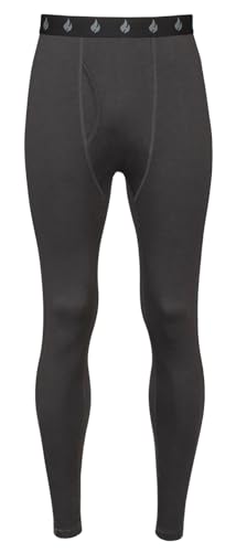 HEAT HOLDERS Herren Thermounterhosen Innenfleece Winter Unterziehhose | Ultralite Warme Baselayer (XXL, Holzkohle) von HEAT HOLDERS