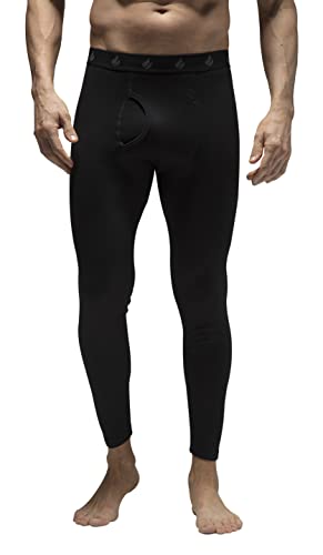 HEAT HOLDERS - Herren Warm Gefüttert Innenfleece Thermounterhose | Polyester Leggings Für Winter | Thermounterwäsche Unterhose Sport (XXL, X-warm - lite) von HEAT HOLDERS