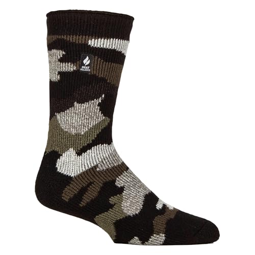 HEAT HOLDERS - Herren Winter Extra Warm Thermosocken für Geschenk | Innenfleece Socken (DE/NL/SE/PL, Numerisch, 39, 42, Regular, Regular, Camo) von HEAT HOLDERS