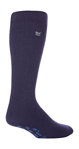 HEAT HOLDERS - Herren Winter Extrem Warm Antirutsch Thermosocken mit Abs (39-45 Eur, Deep Blue) von HEAT HOLDERS