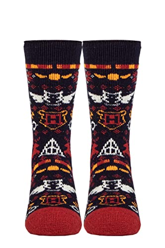 HEAT HOLDERS SOCKSHOP Damen 1.6 TOG Lite Harry Potter Thermische Socken Packung 1 Marine 37-42 von HEAT HOLDERS