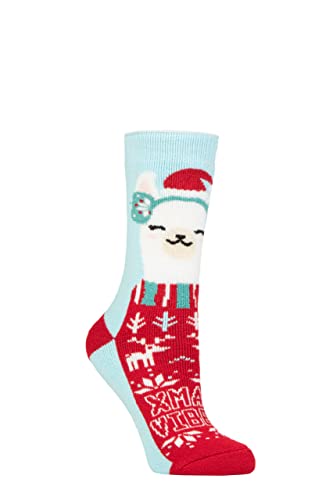 HEAT HOLDERS SOCKSHOP Damen 1.6 TOG Lite Weihnachtssocken Packung 1 Gemütlich Alpaka 37-42 HEAT HOLDERS SOCKSHOP Damen 1.6 TOG Lite Weihnachtssocken Packung 1 Gemütlich Alpaka 37-42 von HEAT HOLDERS