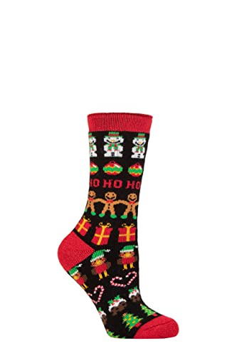 HEAT HOLDERS SOCKSHOP Damen 1.6 TOG Lite Weihnachtssocken Packung 1 Lebkuchen & Kugeln 37-42 HEAT HOLDERS SOCKSHOP Damen 1.6 TOG Lite Weihnachtssocken Packung 1 Lebkuchen & Kugeln 37-42 von HEAT HOLDERS