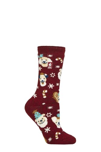 HEAT HOLDERS SOCKSHOP Damen 1.6 TOG Lite Weihnachtssocken Packung 1 Pawfect Weihnachten 37-42 HEAT HOLDERS SOCKSHOP Damen 1.6 TOG Lite Weihnachtssocken Packung 1 Pawfect Weihnachten 37-42 von HEAT HOLDERS