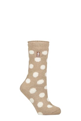 HEAT HOLDERS SOCKSHOP Damen 2.3 TOG Gemustert Thermische Socken Packung 1 Deutlich Stelle Hafer Twist 37-42 HEAT HOLDERS SOCKSHOP Damen 2.3 TOG Gemustert Thermische Socken Packung 1 Deutlich Stelle Hafer Twist 37-42 von HEAT HOLDERS