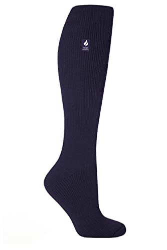 HEAT HOLDERS SOCKSHOP Damen 2.3 TOG Lange Hitzehalter Thermische Socken Packung 1 Marine 36-41 von HEAT HOLDERS