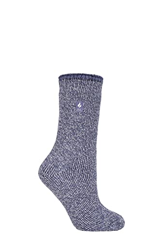 HEAT HOLDERS SOCKSHOP Damen 2.9 TOG Merino Wolle Socken Packung 1 Lila 37-42 von HEAT HOLDERS