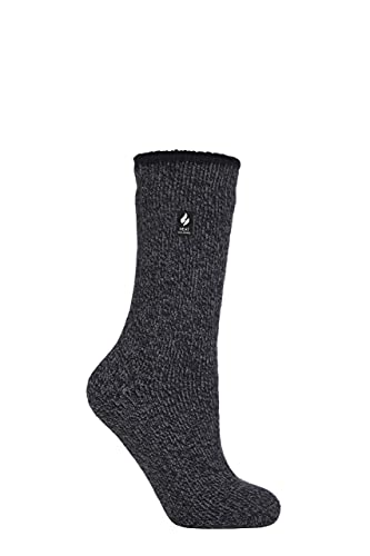 HEAT HOLDERS SOCKSHOP Damen 2.9 TOG Merino Wolle Socken Packung 1 Schwarz 37-42 von HEAT HOLDERS