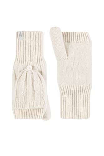 HEAT HOLDERS SOCKSHOP Damen Ash Zopfmuster Konverter-Fäustlinge Packung 1 Sahne Einheitsgröße HEAT HOLDERS SOCKSHOP Damen Ash Zopfmuster Konverter-Fäustlinge Packung 1 Sahne Einheitsgröße von HEAT HOLDERS