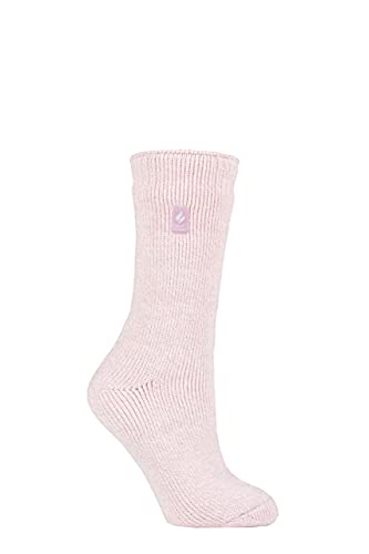 HEAT HOLDERS SOCKSHOP Damen Original 2.3 TOG Thermosocken Packung 1 Bestäubtes Rosa 37-42 von HEAT HOLDERS
