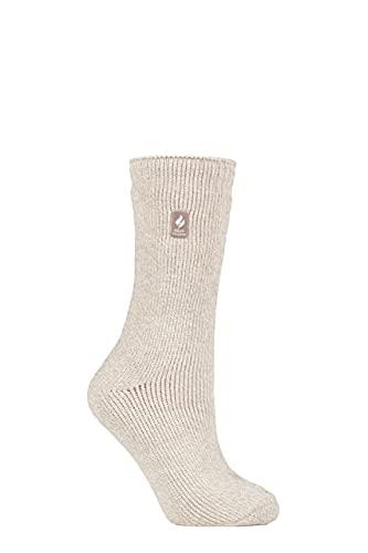 HEAT HOLDERS SOCKSHOP Damen Original 2.3 TOG Thermosocken Packung 1 Hafer 37-42 von HEAT HOLDERS