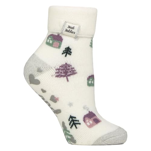 HEAT HOLDERS SOCKSHOP Damen Socken - Drehen Sie die Manschette um Sleep Lite, Warme, klobige Thermo-Bettsocken, Gemustert, 1 Paar Größe 37-42 HEAT HOLDERS SOCKSHOP Damen Socken - Drehen Sie die Manschette um Sleep Lite, Warme, klobige Thermo-Bettsocken, Gemustert, 1 Paar Größe 37-42 von HEAT HOLDERS