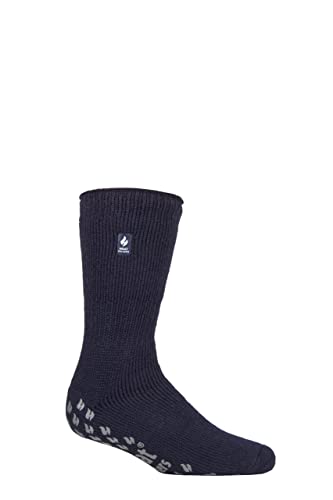 HEAT HOLDERS SOCKSHOP Herren 2.3 TOG Schlichte Pantoffelsocken 1 Paar Marine 39-45 von HEAT HOLDERS