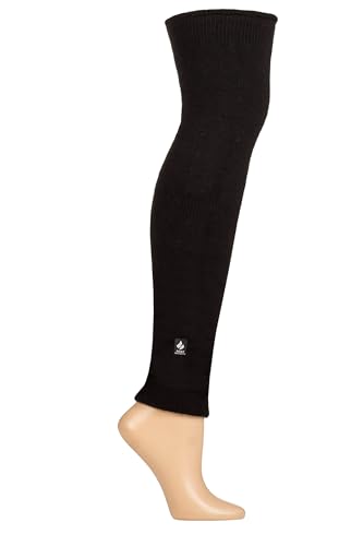 HEAT HOLDERS SOCKSHOP IOMI FootNurse Herren und Damen Unisex 2.3 TOG Original Thermal Knie und Beinwärmer Schwarz Einheitsgröße Schwarz von HEAT HOLDERS