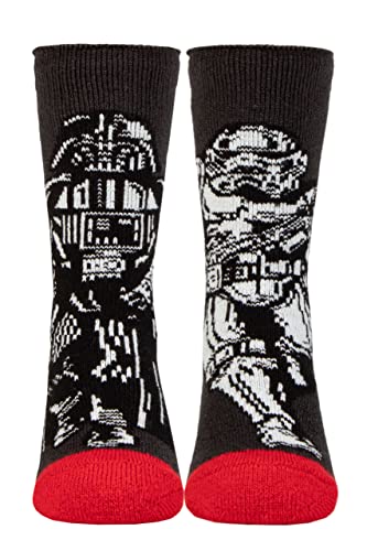 HEAT HOLDERS SOCKSHOP Kinder Disney Star Wars 1.6 TOG Lite Luke & Yoda Thermische Socken Packung 1 Schwarz 27-30 von HEAT HOLDERS