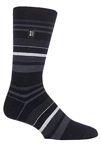 HEAT HOLDERS Ultra Lite - Herren Winter Warm Dünn Business Thermosocken (39-42, Goldcrest Black) von HEAT HOLDERS