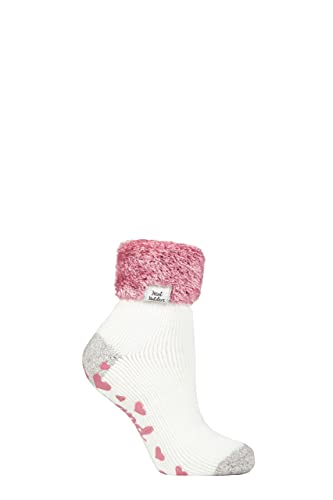 HEAT HOLDERS - 1 Paar Bettsocken Damen Stoppersocken abs antirutsch kuschelsocken socken in 8 farbig 37-42 eur (HHL22) von HEAT HOLDERS