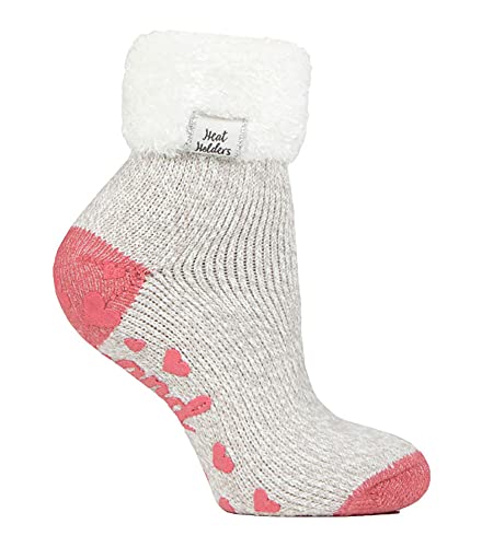 HEAT HOLDERS - 1 Paar Bettsocken Damen Stoppersocken abs antirutsch kuschelsocken socken in 8 farbig 37-42 eur (HHL23) von HEAT HOLDERS