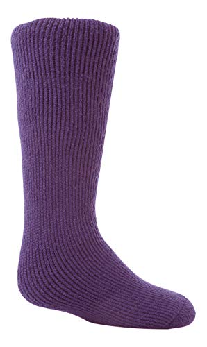 Heat Holders - Mädchen Socken, Einfarbig Violett, (purple 2-5) 34-39 eur von HEAT HOLDERS