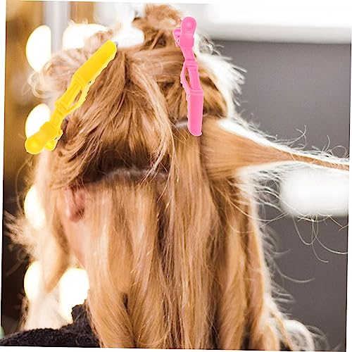HEATSHAKING 10 Stück Teiliges Buntes Haarstyling Alligator Clips Haarklammern Friseurzubehör für Damen Haarpartie Sicher Halten Haarschäden für Salon und DIY Anwendungen Zufällige Farbe von HEATSHAKING
