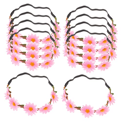 HEATSHAKING 10 Stück Teiliges Künstliche Haarschmuck Handgefertigtes Stirnband mit Dreidimensionalen Blumen Leicht und Komfortabel für Hochzeiten Partys Fotoshootings und Besondere Anlässe von HEATSHAKING