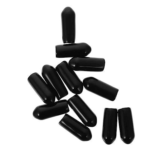 HEATSHAKING 100 Stück Teiliges Gummi Endkappen für Haarspangen Robuste DIY Haarschmuck Zubehör Elastische Kopfband Endschutzkappen Passend für Haarreifen Komfortabler Schutz für Haarschmuck von HEATSHAKING