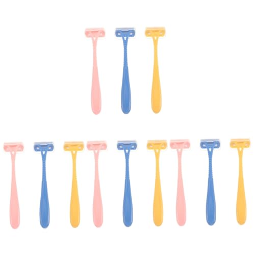 HEATSHAKING 12 Stck. Teiliges Damen Haarentferner Handrasierer für Körperhaare Achseln und Beine aus Hochwertigem für Präzise und Hautschonende Geeignet für Einsatz Dusche Langlebig und Leicht von HEATSHAKING