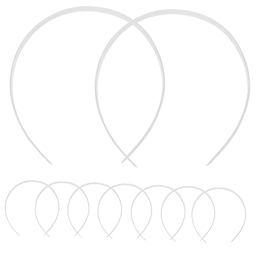 HEATSHAKING 12stücke Weißes Kunststoff-stirnband Einfache Haar-accessoires Diy-kopfbedeckungen Für Mädchen Und Frauen Stirnband Für Täglichen Gebrauch Und Besondere Anlässe von HEATSHAKING