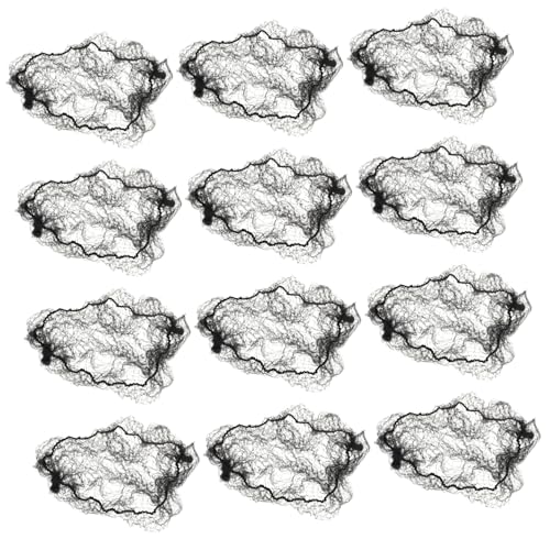 HEATSHAKING 15 Stück Dutt-haarnetze Für Ballettmädchen – Transparentes, Elastisches Netz-haar-accessoire Für Puppen, Kinder Und Frauen, Diy-perücken-styling Und Reiseorganisation von HEATSHAKING