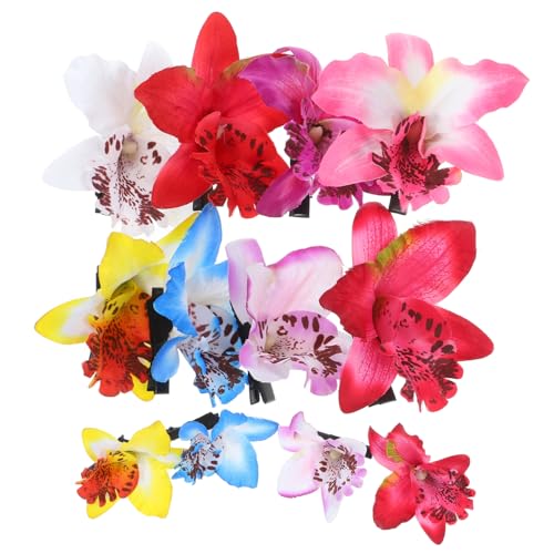 HEATSHAKING 16 Stück Teiliges Kleine Blumen Haarklammern für Damen Vielseitige Haarschmuck Accessoires für Kurze Haare Bohemian Styling Clips Langlebig und Farbecht für Alltag und Besondere von HEATSHAKING
