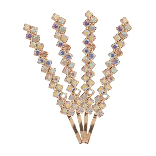 HEATSHAKING 2 Stück Strass Haarspangen aus Metall für Damen Hochzeitsfeier Haarnadeln Dekorative Haarclips für Besondere Anlässe von HEATSHAKING