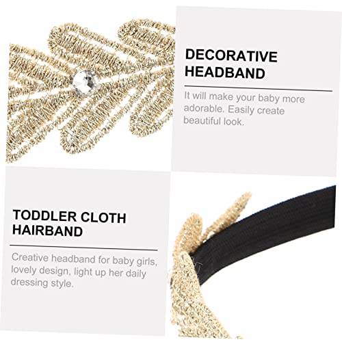 HEATSHAKING 2 Stück Haarband Blumen und Blättern Weiches Stirnband für Mädchen Monate Jahre Bequemes Sicheres Haarreif für Fotoshootings und Festtagslooks von HEATSHAKING