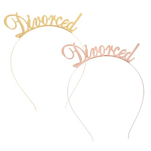 HEATSHAKING 2 Stück Teiliges Metall Haarreif aus Legierung Glatte Oberfläche Elastisch und Leicht Bequemer Haarschmuck für Frauen und Mädchen Geeignet für Trendige Partys und Alltag von HEATSHAKING